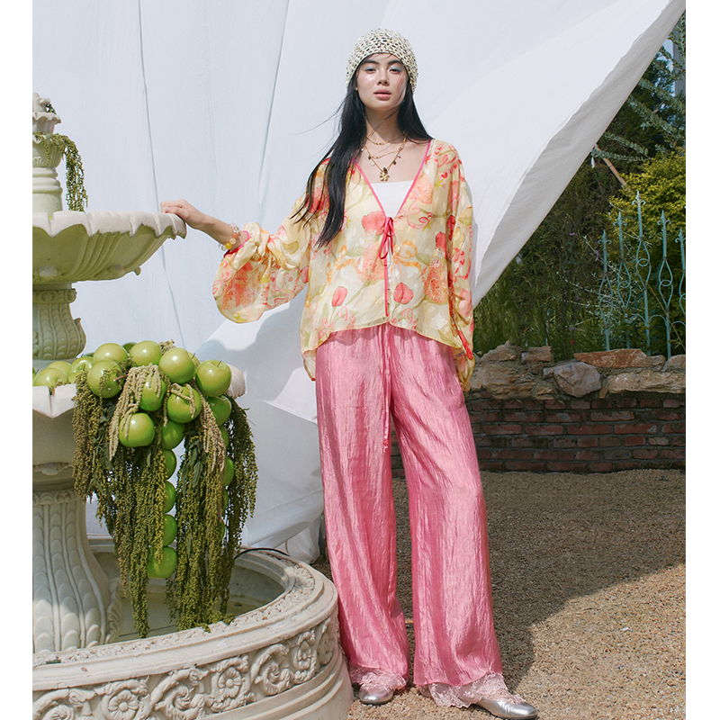 ELFSACK Floral Print Sheer Kim - مراجعة Kimono Sheer Floral وسعره