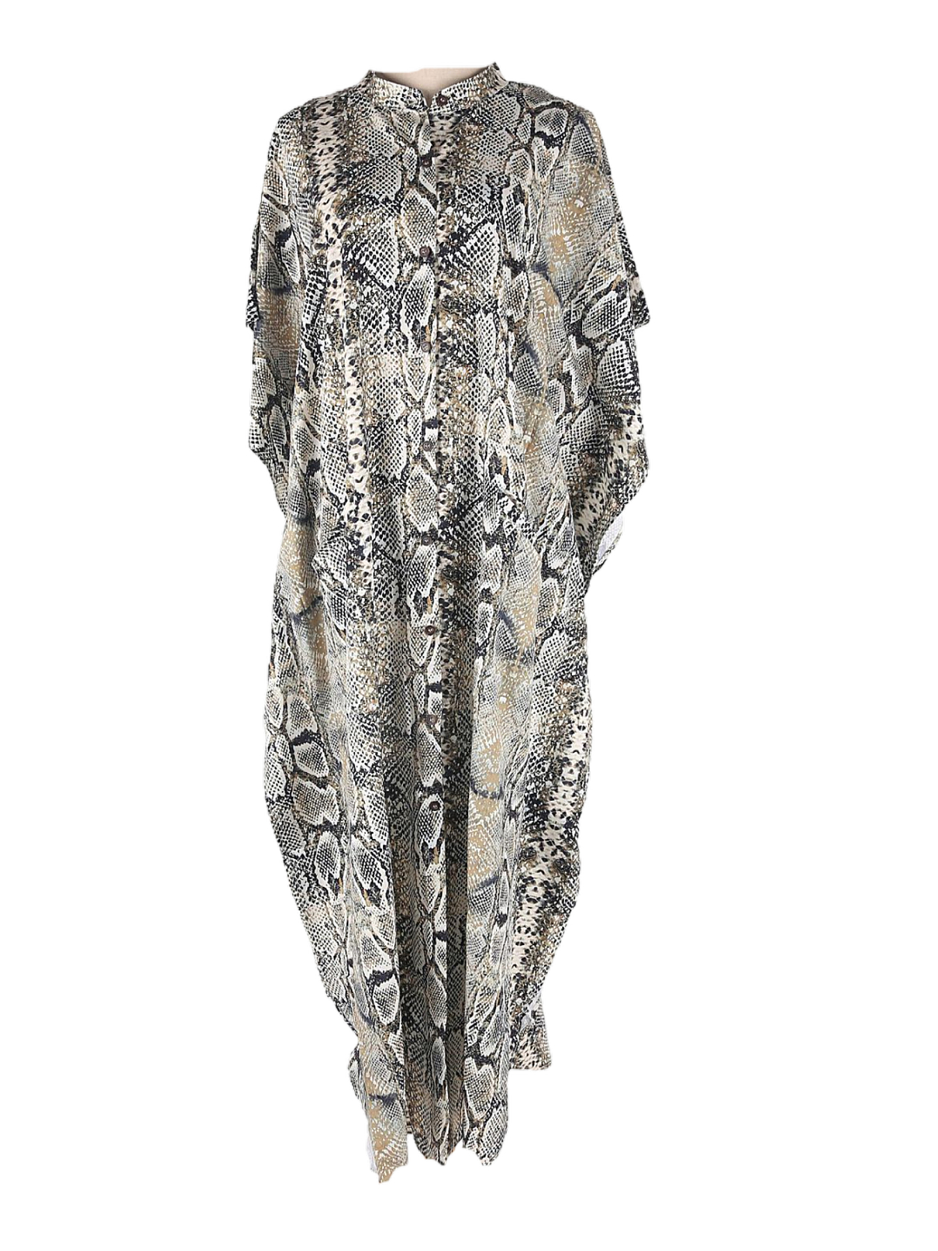 Bohemian Print Beach Cover-Up  - مراجعة Cover Up Kaftan وسعره
