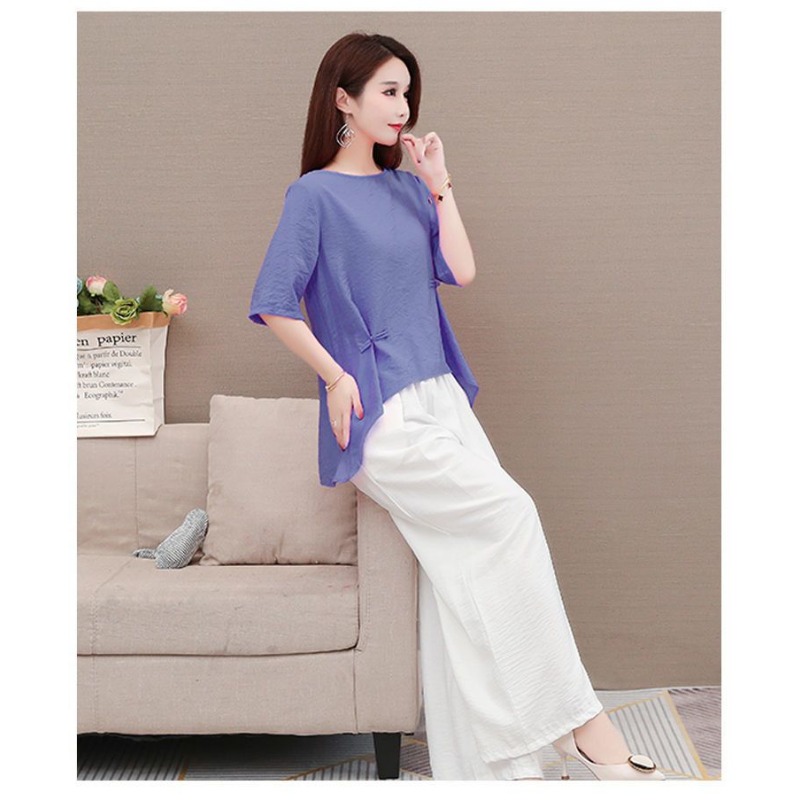 Women Cotton Linen Wide Leg Pa - مراجعة Linen Pant Wide وسعره