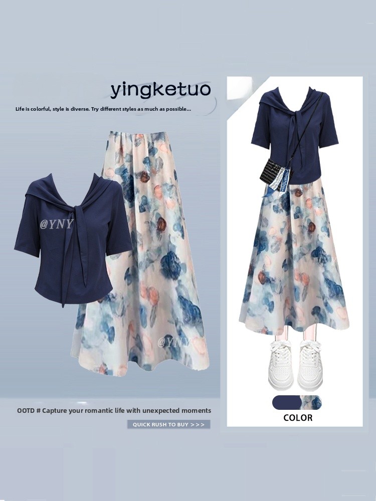 Elegant Simple Commute Short S - مراجعة Midi Skirt Floral وسعره