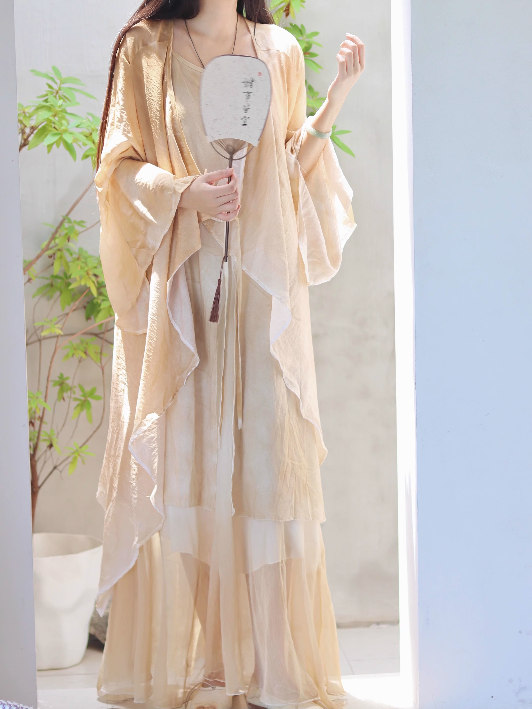New Chinese Style Cotton Linen - مراجعة Linen Dress Wrap وسعره