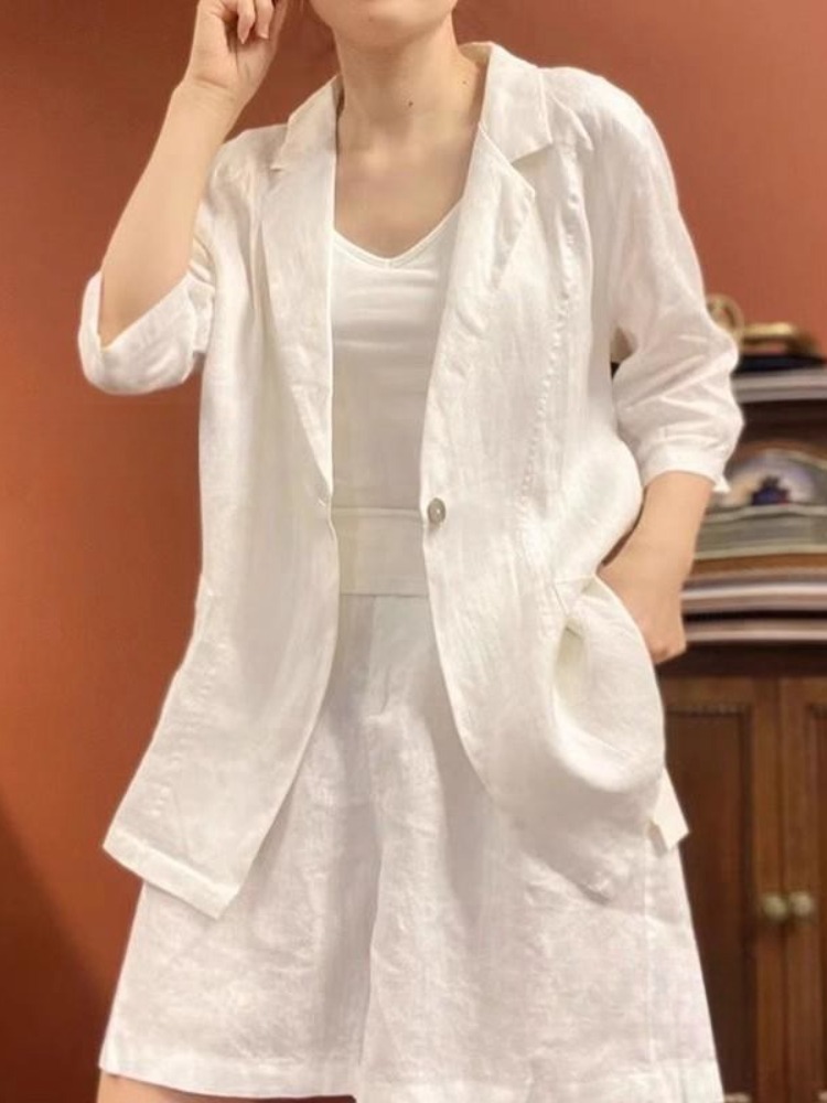 Slimming Wide Leg Short Pants  - مراجعة Linen Pant Wide وسعره