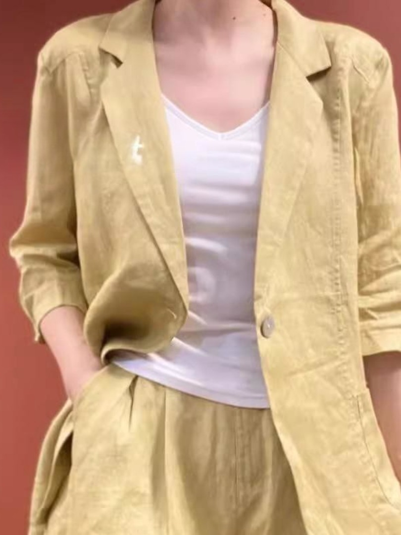 Slimming Wide Leg Short Pants  - مراجعة Linen Pant Wide وسعره