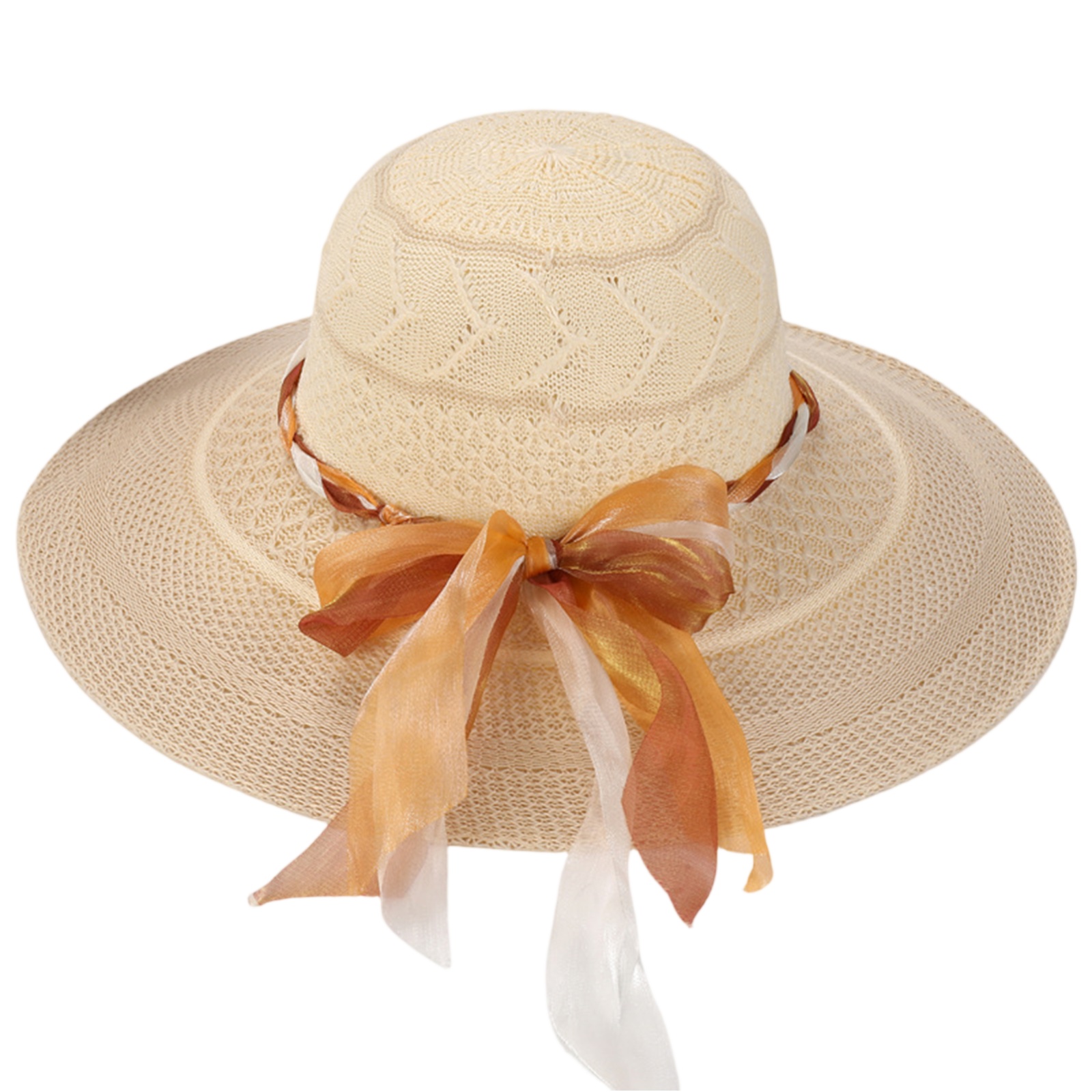 Women Bow Sun Hat Cloche Hat S - مراجعة Hat Floppy Wide وسعره