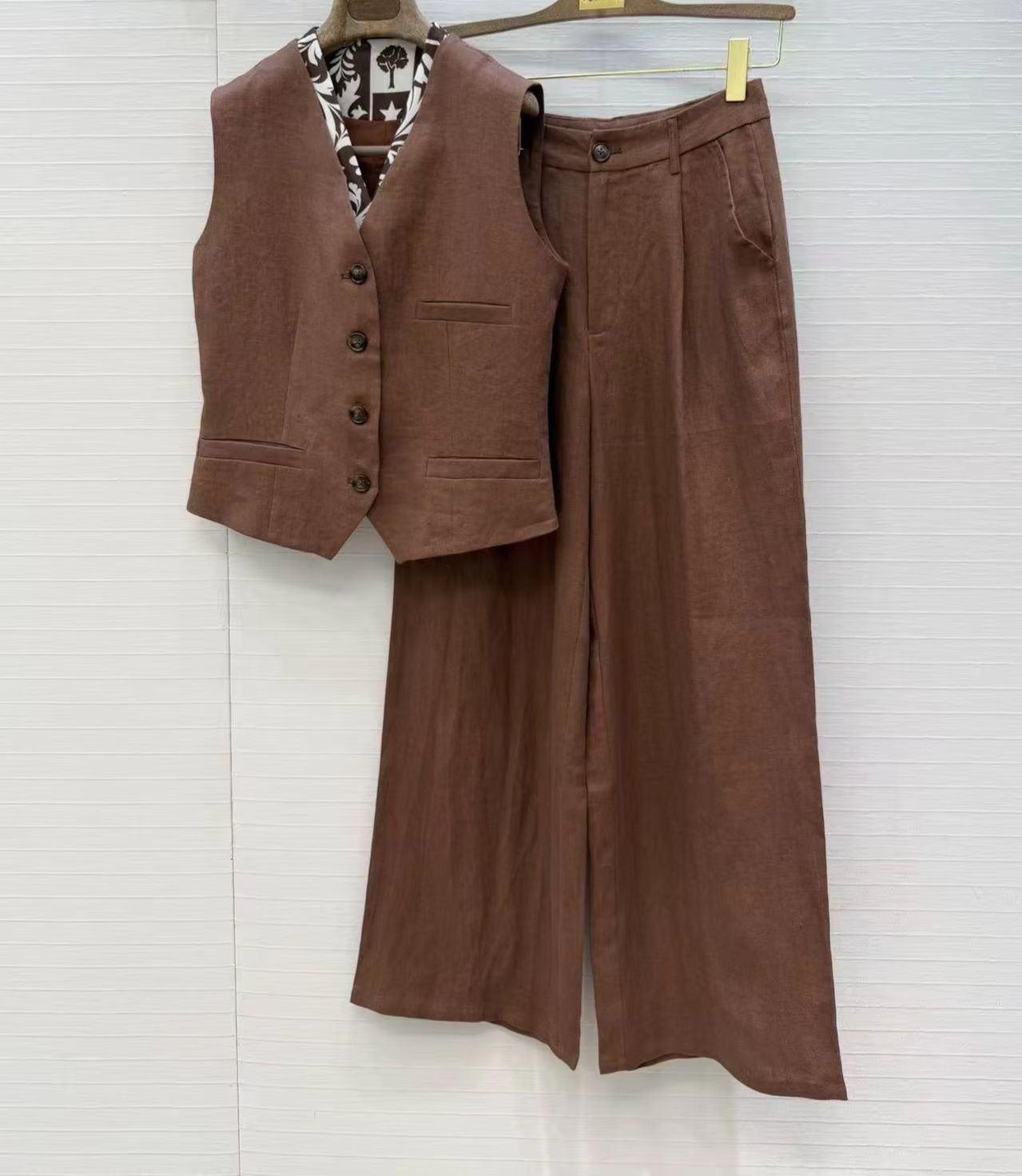 Old Man Qian's linen casual tw - مراجعة Linen Pant Wide وسعره