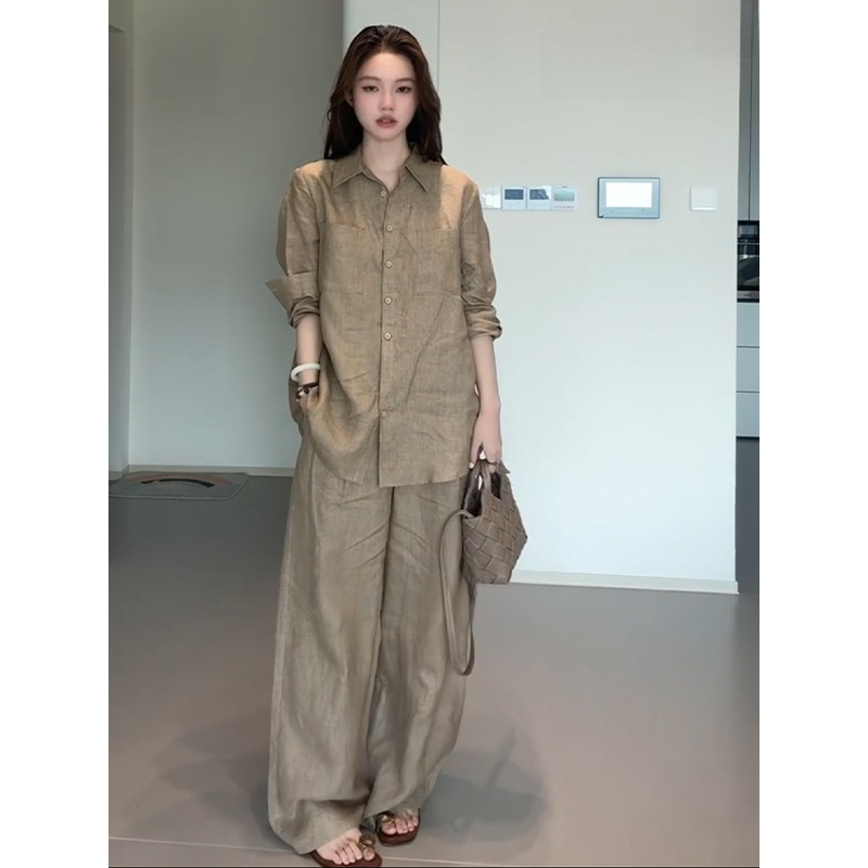 High-End Cotton Linen Blend Wo - مراجعة Linen Pant Wide وسعره