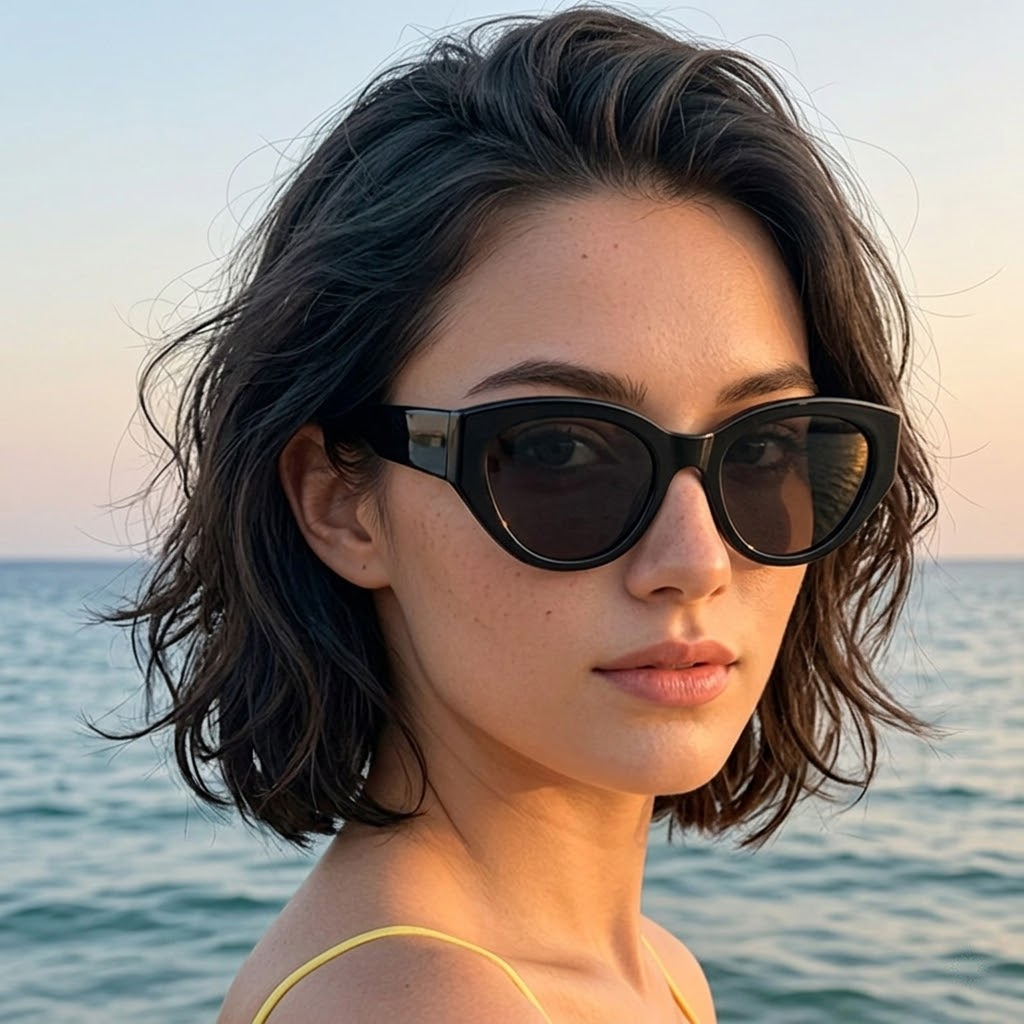 Women Men Classic Cat-Eye Pola - مراجعة Sunglasses Cat Eye وسعره