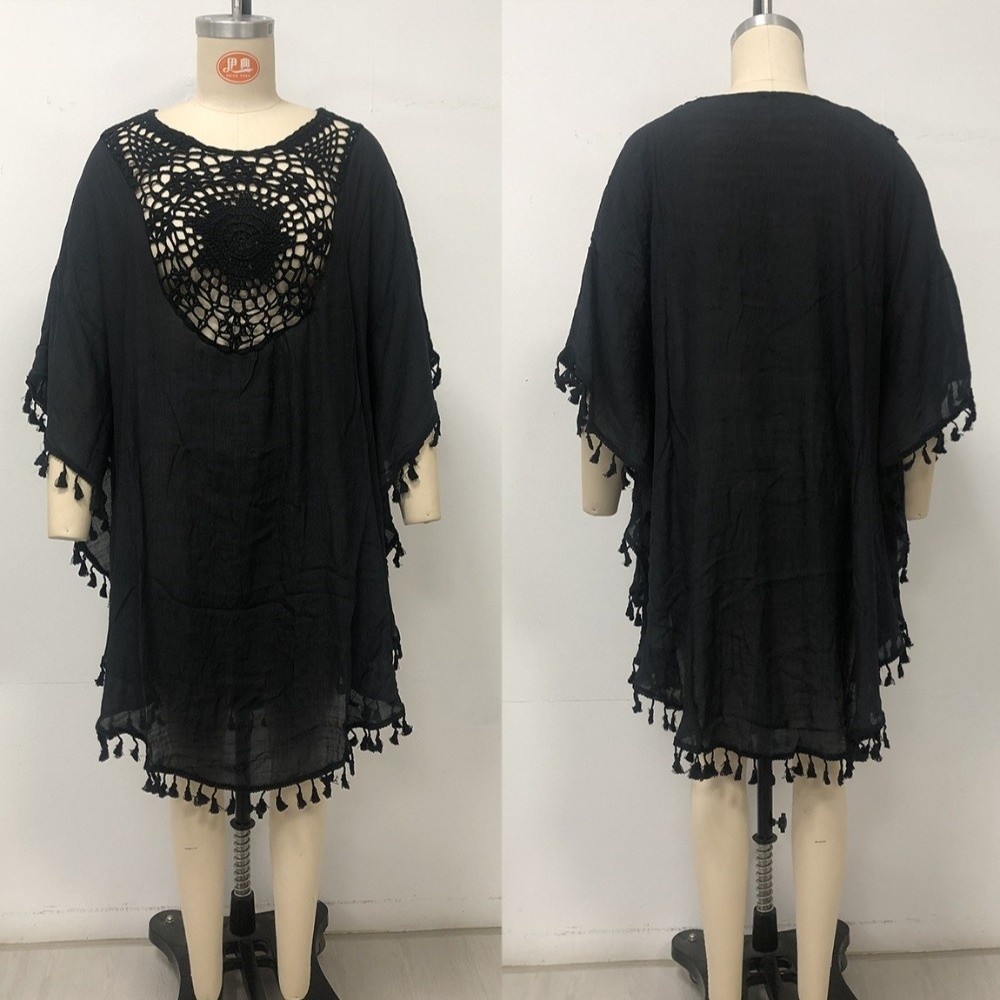 Square Neck Summer Sunscreen S - مراجعة Cover Up Kaftan وسعره