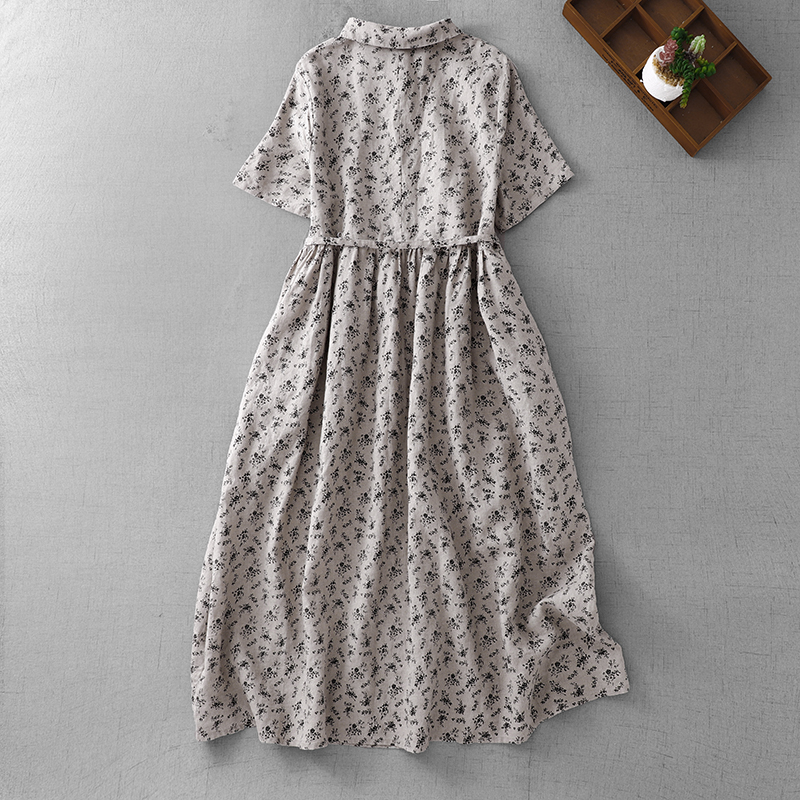 Summer Floral Cotton Linen Dr  - مراجعة Midi Skirt Floral وسعره