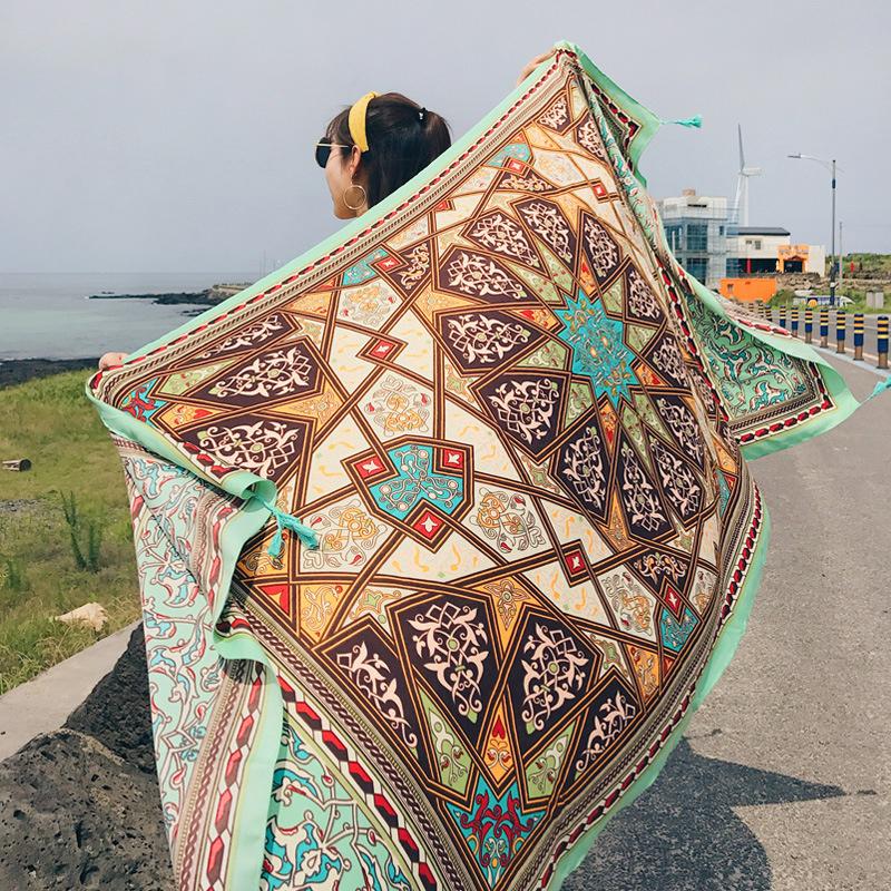 2018 New 90x180cm Twill cotton - مراجعة Cover Up Kaftan وسعره