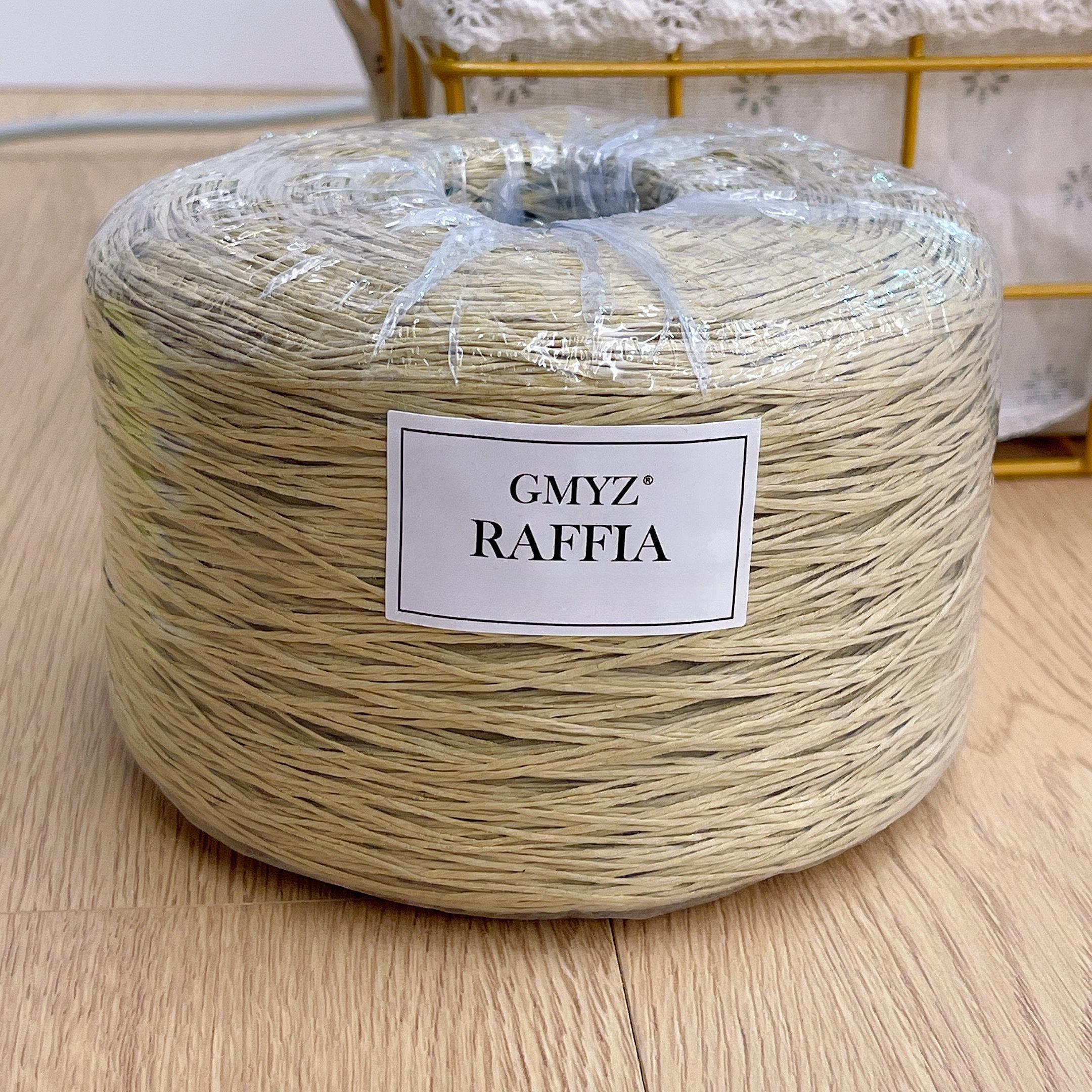 Plain Raffia Yarn Natural 220g - مراجعة Crochet Bag Raffia وسعره