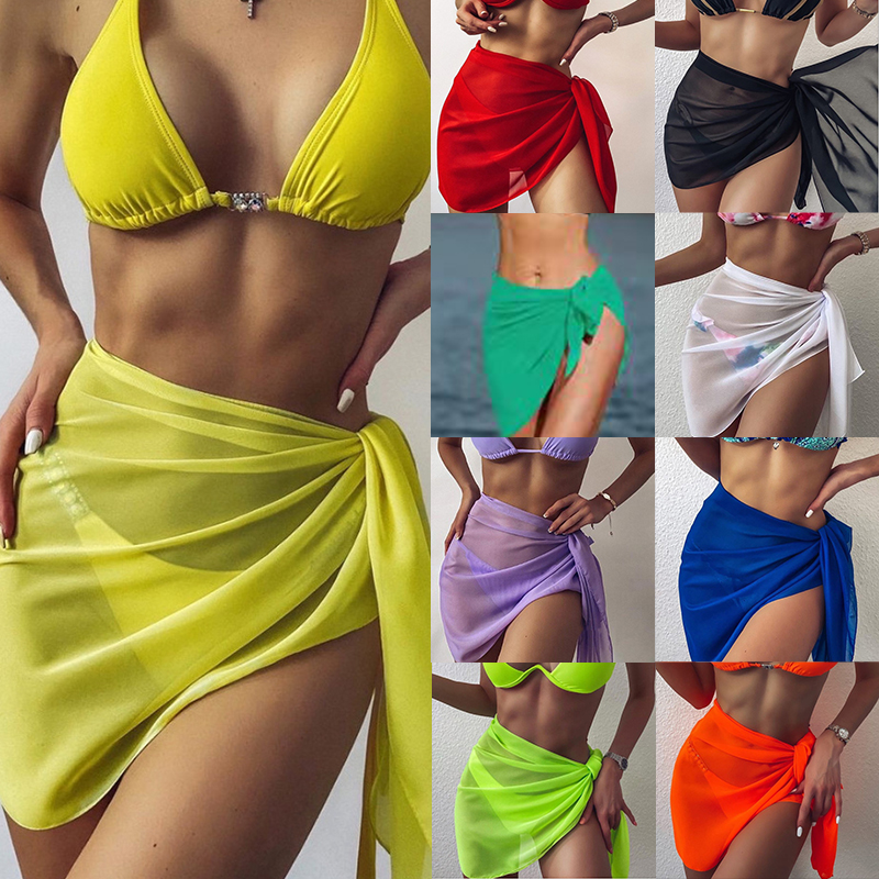 Women Chiffon Swimwear Cover U - مراجعة Cover Up Kaftan وسعره