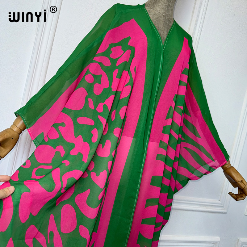 WINYI Africa Bohemia print Kim - مراجعة Cover Up Kaftan وسعره