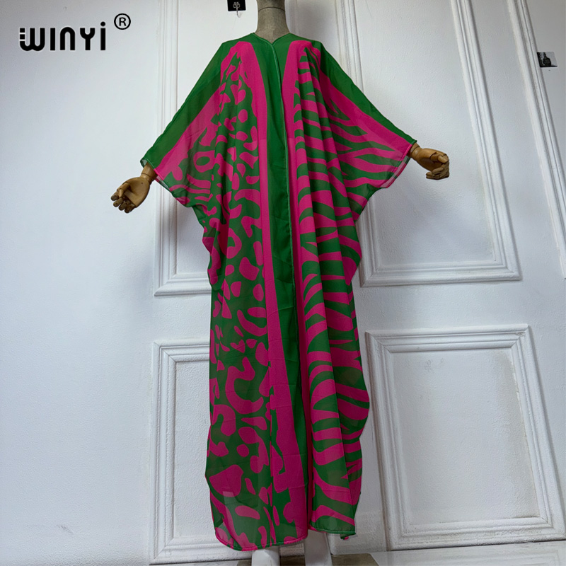 WINYI Africa Bohemia print Kim - مراجعة Cover Up Kaftan وسعره