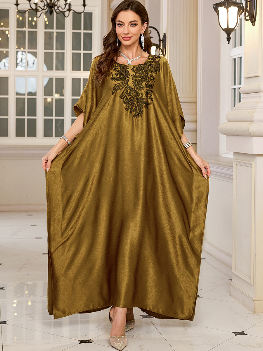 Women Embroidered Long Caftans - مراجعة Cover Up Kaftan وسعره
