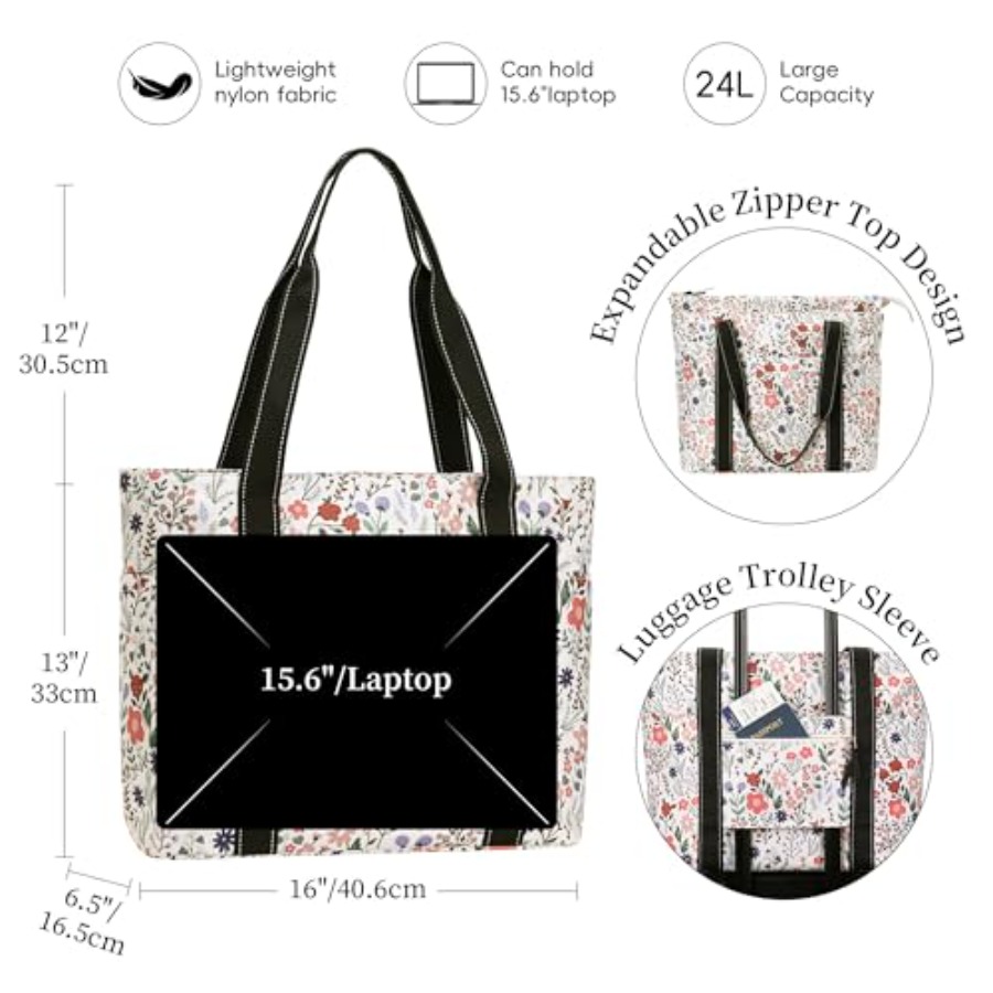 Tote Bag for Women with Laptop - مراجعة Tote Bag Beach وسعره