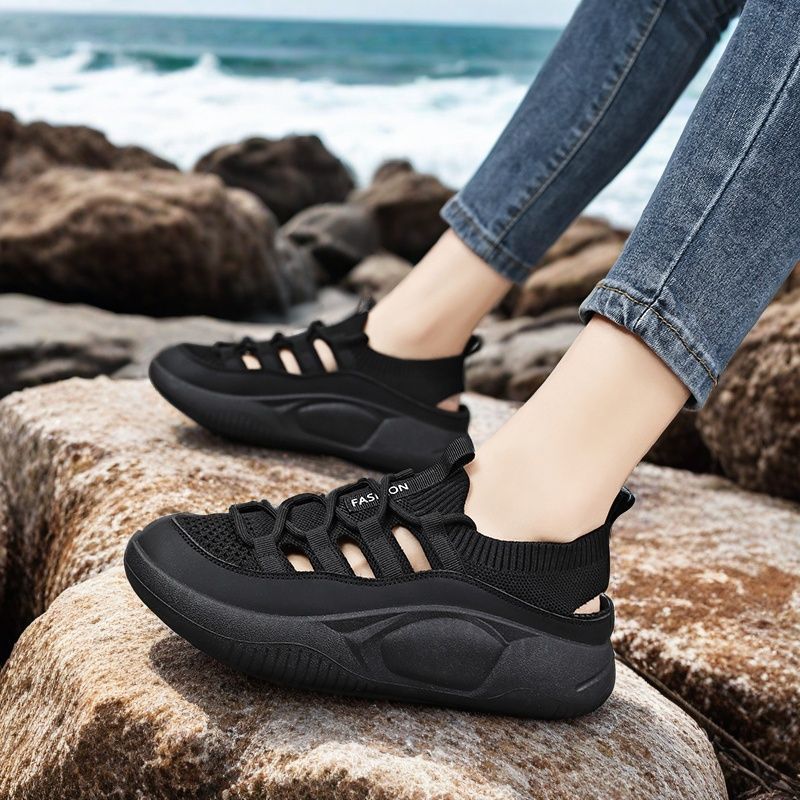 Women's Openwork Breathable Ov - مراجعة Wedge Espadrille Women وسعره